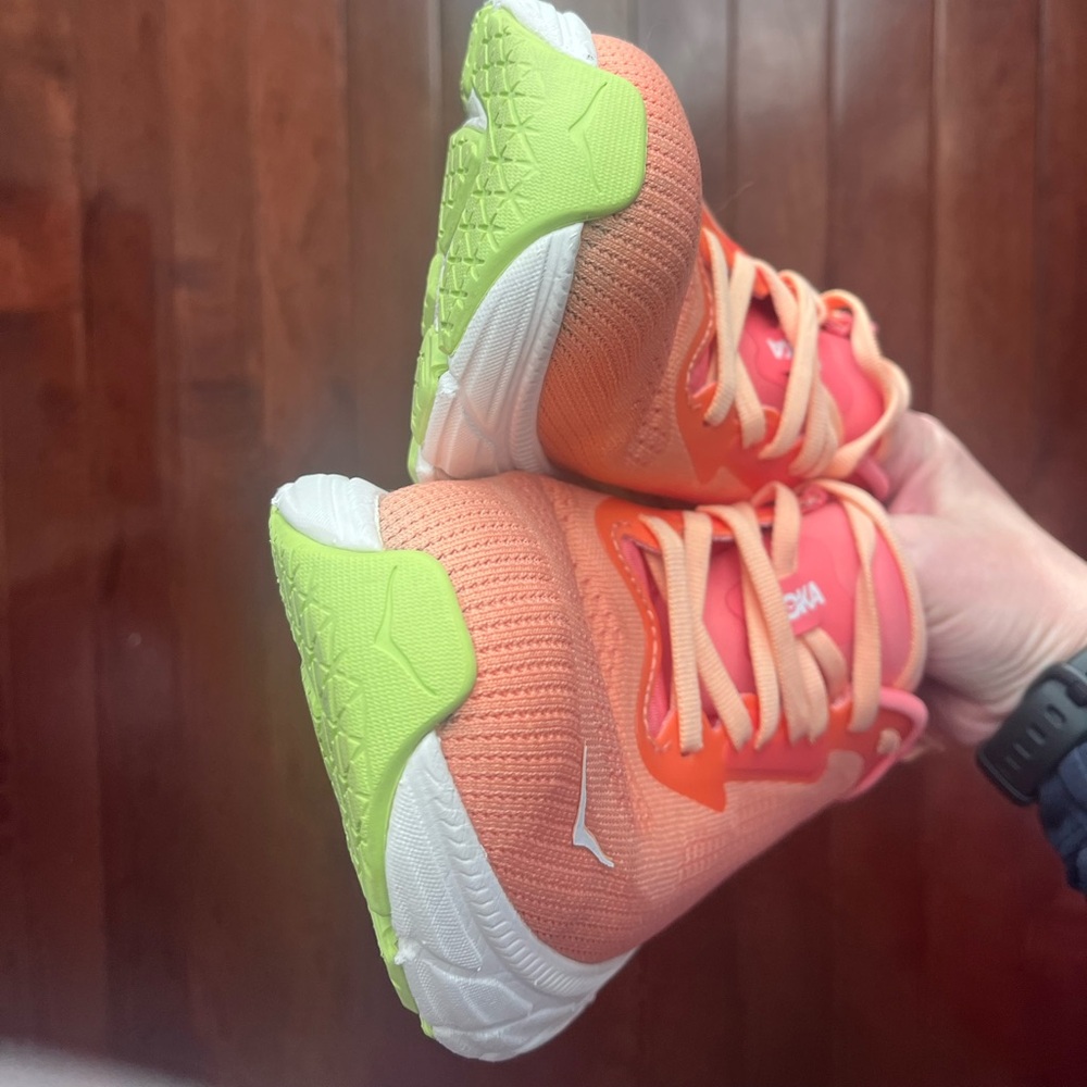 Hoka Women's Orange Running Shoes - Picture 4 of 9